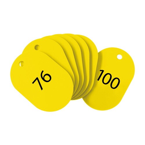 スチロール番号札 大 76から100 2箱入