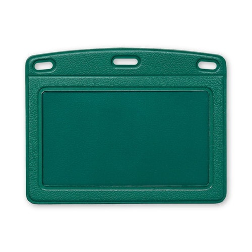 名札用ケース レザー調 ヨコ名刺サイズ 10枚入り