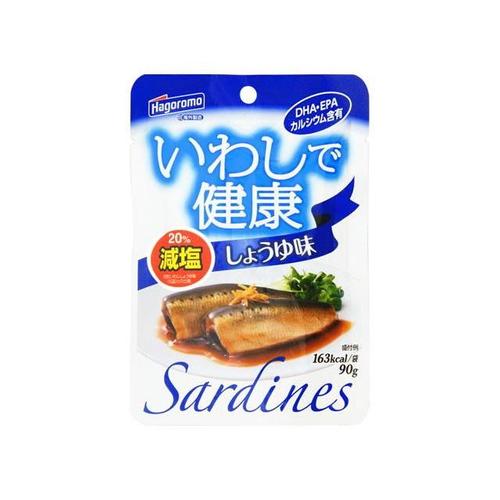 いわしで健康 しょうゆ味 パウチ 90g x12