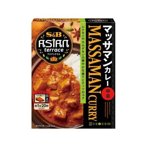 アジアンT マッサマンカレー中辛 180g x6
