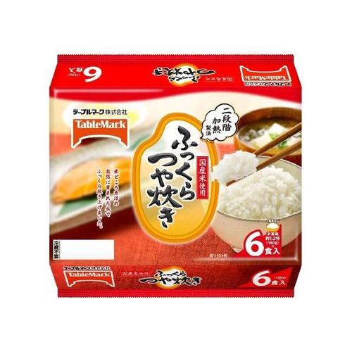 たきたてご飯ふっくらつや炊き6食180gx6x6