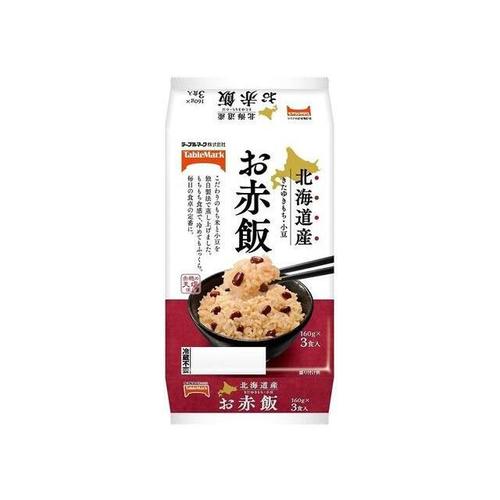 北海道産きたゆきもちのお赤飯3食160gX3x8