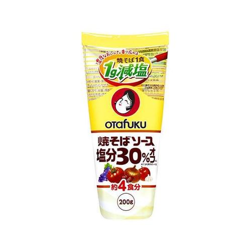 焼そばソース塩分30%オフボトル200gx12