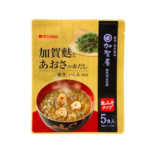 加賀屋総料理長監修加賀麩とあおさの赤だし5食x7