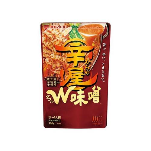 辛屋W味噌鍋つゆ 750g x12