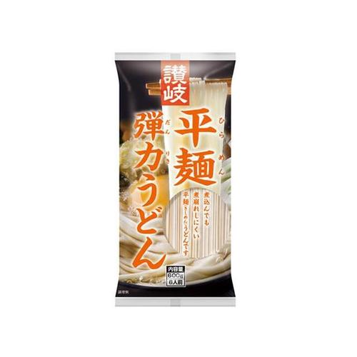 讃岐平麺弾力うどん 600g x20