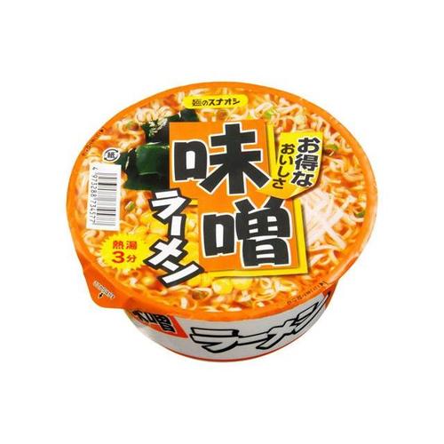 味噌ラーメン カップ 83g x 12