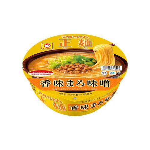 マルちゃん正麺 香味まろ味噌 129g x12