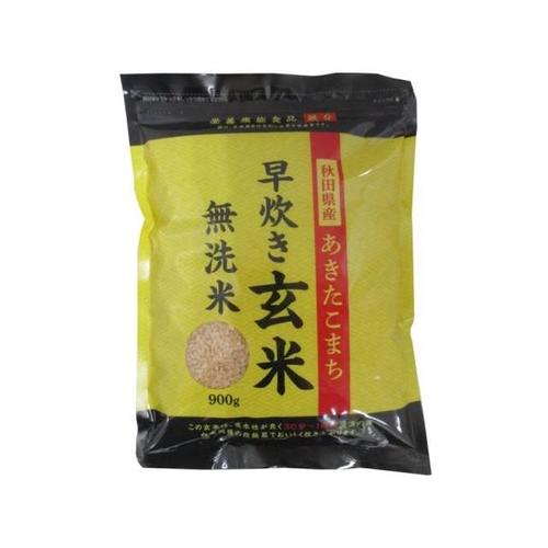 秋田県産あきた小町早炊玄米鉄分 900g x5