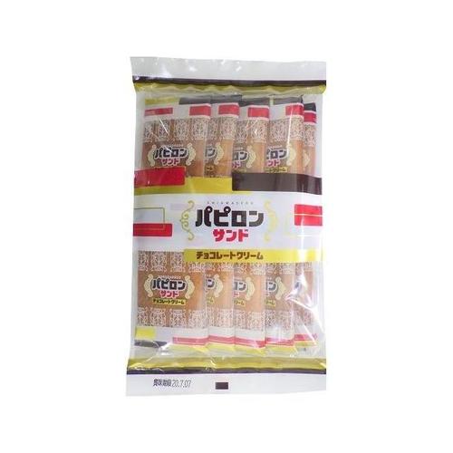 パピロンサンドチョコレートクリーム10枚x12