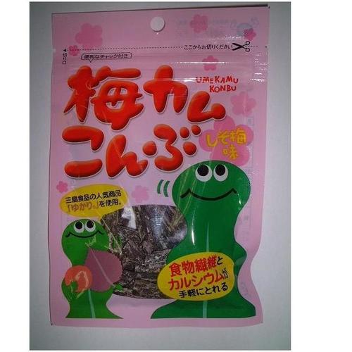 梅カムこんぶ しそ梅味 10g x12