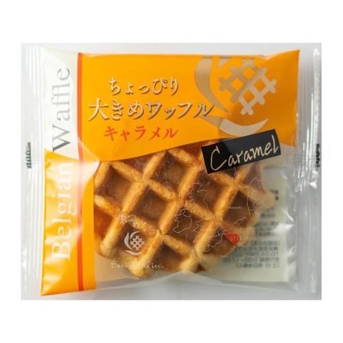 ちょっぴり大きめワッフル キャラメル 1個 x6