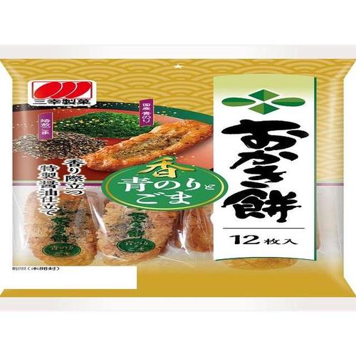 おかき餅 青のりとごま 12枚 x12