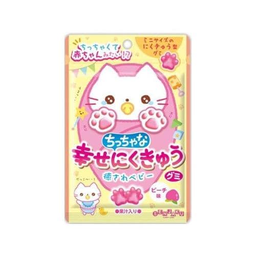 ちっちゃな幸せにくきゅうグミピーチ 32g x6