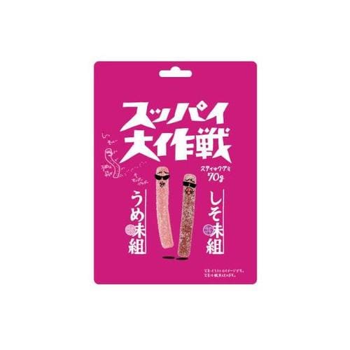 スッパイ大作戦うめ&しそ 70g x10