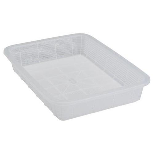 角カゴ浅型 大 クリア 20個入 K54