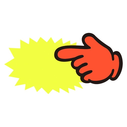 ゆびPOP 中 無字 5冊入