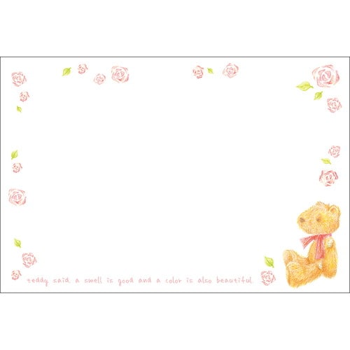 ショーカード はがきサイズ ベア 5冊入