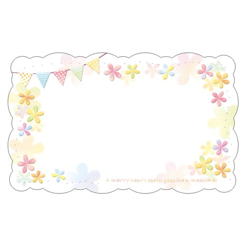 Fカード100 カラフルフラッグ