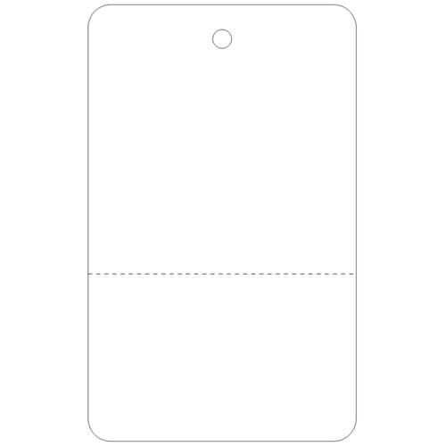 提札 糸なし 白無地 ミシン入