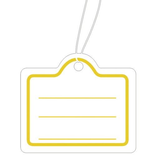 提札 カバン型 金箔