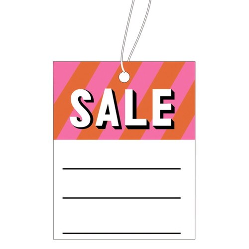 提札 四角型 桃 SALE