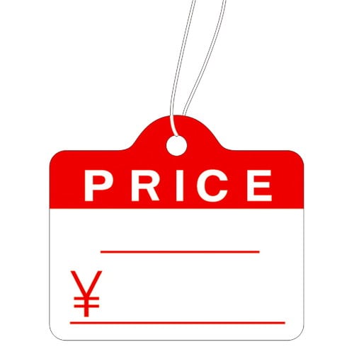 提札 カバン型 赤 PRICE