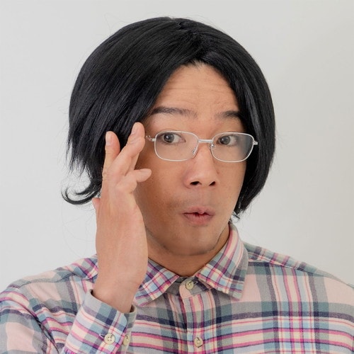 お笑いかつら 変身オタクセット アキバくん