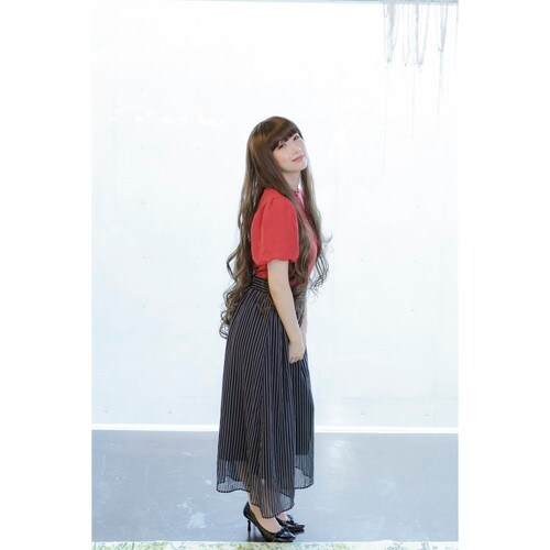 パーティーウィッグ ロングカールネオブラウン