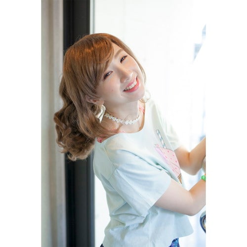 パーティーウィッグ カールポニーテールネオブラウン
