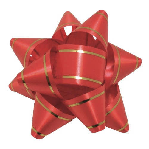 リボンフラワー 大 赤 100P