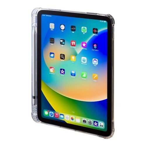 iPad10.9インチ用ペン収納ポケット付きカバー