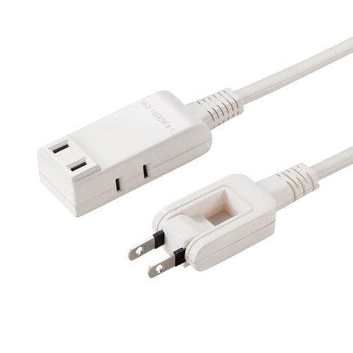 マイクロタップ 3個口 1m ホワイト