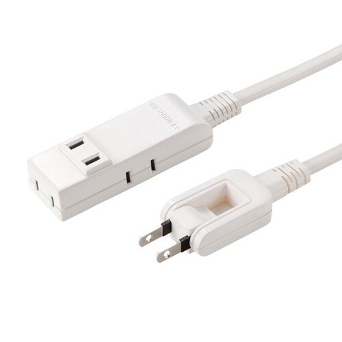 マイクロタップ 4個口 1m ホワイト