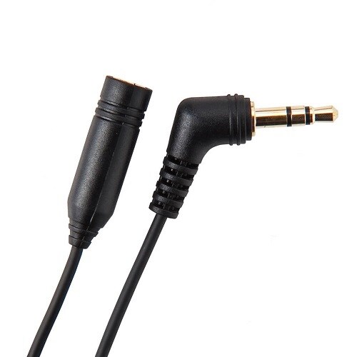 オーディオ延長コード1mブラック