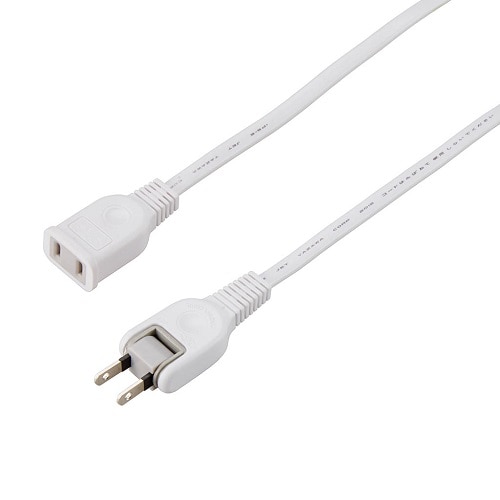 耐トラ付延長コード1個口1mホワイト