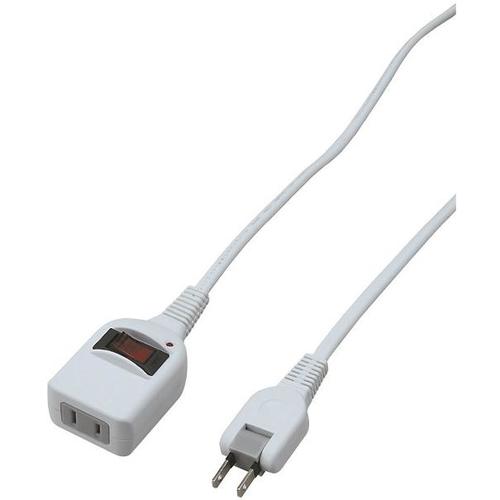 ノイズフィルター集中SW付1個口3m白