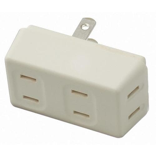 耐トラ付フロントタップ3個口白