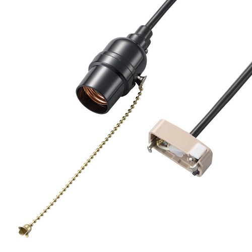 コード付ソケットシーリング付プルスイッチ