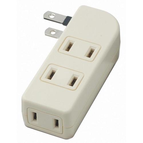 耐トラ付サイドタップ4個口白