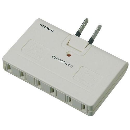 雷サージ付アンダータップ3個口白