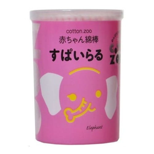 コットン・ZOO赤ちゃん綿棒すぱいらる160本