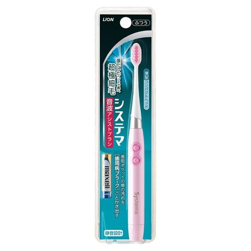 デンターシステマ音波アシストブラシ本体ピンク×24