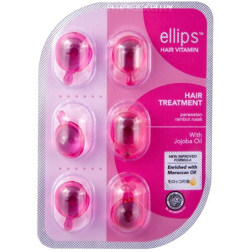 ellipsシートヘアトリートメント クリアピンク