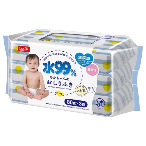 IP99.9ふんわりおしりふきW 80枚×3×16