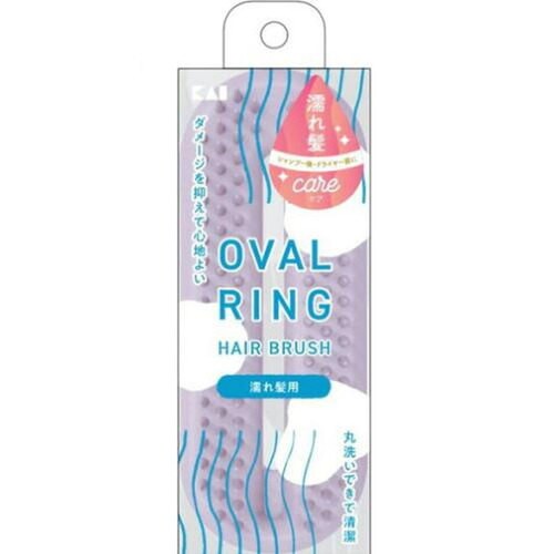 オーバルリングヘアブラシ 濡れ髪用(ピンク)×60