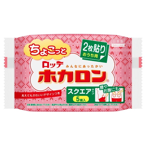 ちょこっとホカロンおうち用スクエアタイプ 5P
