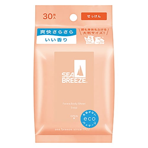 SB フェイス&ボディシートN せっけん 30枚