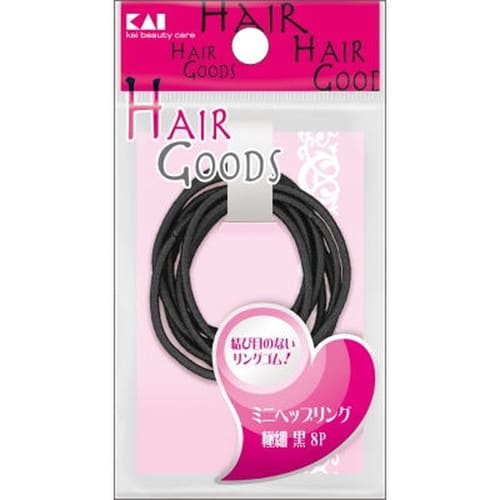 H/G ミニヘップリング 極細 黒 8P×360個