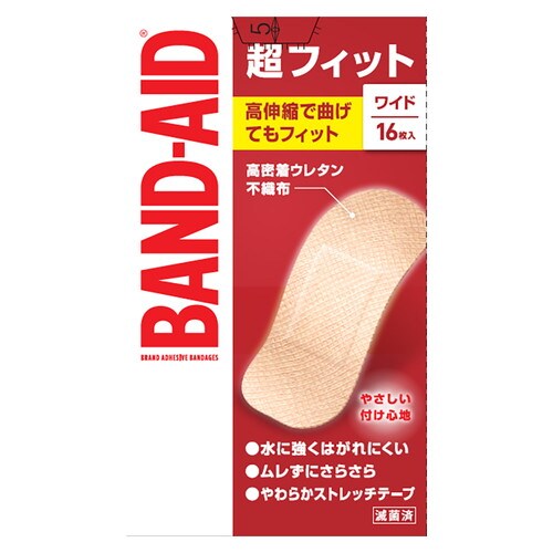 バンドエイド 超フィット ワイド 16枚×72個